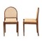 Bali & Pari Maryland Modern Bohemian Natural Rattan and Acacia Wood 2-Piece Dining Chair Set 243-2PC-13362-ZORO - alternate 9